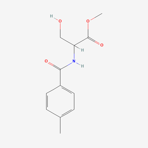 Molecular Structure of 1417114-86-3 (N-(4-Methylbenzoyl)serine methyl ester)