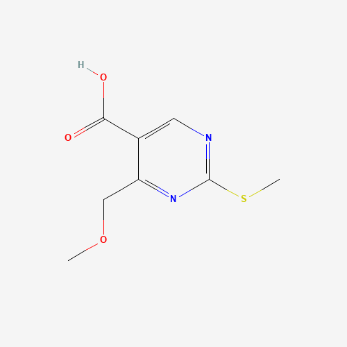 Molecular Structure of 149771-13-1 (2-(Methylthio)-4-(methoxymethyl)pyrimidine-5-carboxylic acid)
