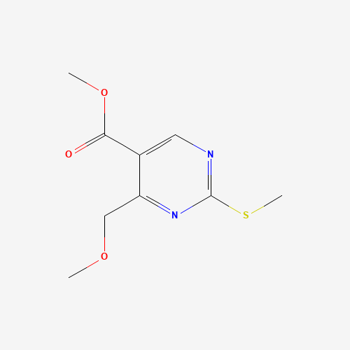 Molecular Structure of 149771-20-0 (Methyl 4-(methoxymethyl)-2-(methylthio)pyrimidine-5-carboxylate)