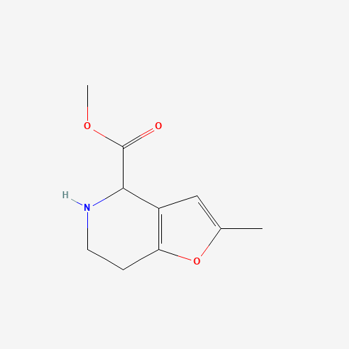Molecular Structure of 156150-41-3 (Methyl 4,5,6,7-tetrahydro-2-methylfuro[3,2-c]pyridine-4-carboxylate)