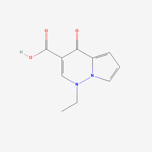 Molecular Structure of 156335-32-9 (1-Ethyl-1,4-dihydro-4-oxopyrrolo[1,2-b]pyridazine-3-carboxylic acid)