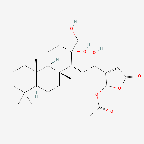 Molecular Structure of 172616-88-5 (25-O-acetylvulgaroside)