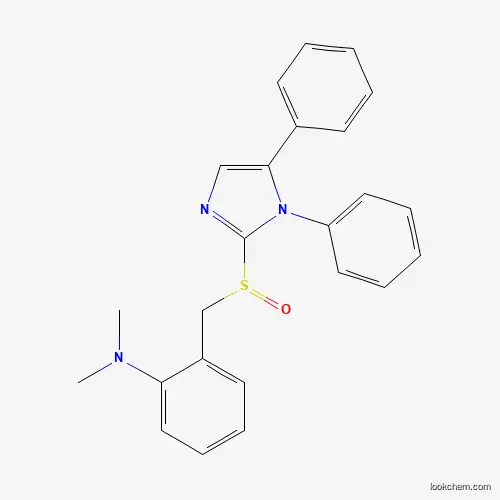 Molecular Structure of 173471-75-5 ([2-(Dimethylamino)benzyl](1,5-diphenyl-1H-imidazol-2-yl) sulfoxide)