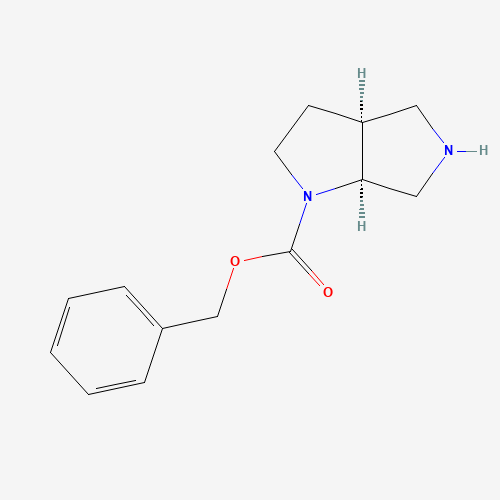 Molecular Structure of 180975-76-2 ((3aS,6aS)-Hexahydro-pyrrolo[3,4-b]pyrrole-1-carboxylic acid benzyl ester)