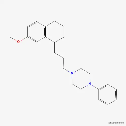 Molecular Structure of 184346-64-3 (1-[3-(4-Phenylpiperazino)propyl]-7-methoxy-1,2,3,4-tetrahydronaphthalene)