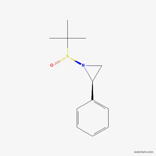 Molecular Structure of 186249-80-9 ((2R)-1-[(S)-(1,1-Dimethylethyl)sulfinyl]-2-phenylaziridine)