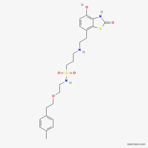 Molecular Structure of 189012-09-7 (1-Propanesulfonamide, 3-((2-(2,3-dihydro-4-hydroxy-2-oxo-7-benzothiazolyl)ethyl)amino)-N-(2-(2-(4-methylphenyl)ethoxy)ethyl)-)