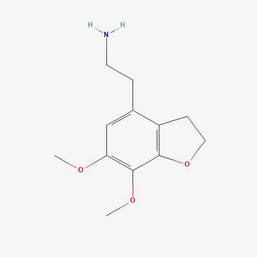 Molecular Structure of 194787-61-6 (6,7-Dimethoxy-2,3-dihydrobenzofuran-4-ethanamine)