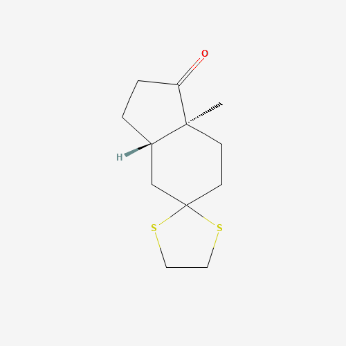 Molecular Structure of 195211-54-2 ((3'aS,7'aS)-Hexahydro-7'a-methylspiro[1,3-dithiolane-2,5'-[5H]inden]-1'(4'H)-one)