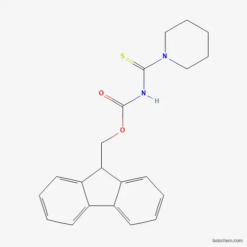 Molecular Structure of 199915-39-4 (Carbamic acid, (1-piperidinylthioxomethyl)-, 9H-fluoren-9-ylmethyl ester)