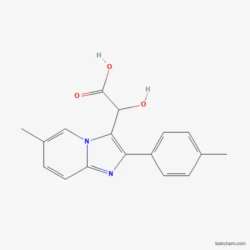 Molecular Structure of 294857-70-8 (alpha-Hydroxy-2-(4-methylphenyl)-6-methylimidazo[1,2-a]pyridine-3-acetic acid)