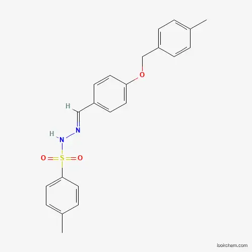 Molecular Structure of 367486-57-5 (4-Methyl-N'-(4-((4-methylbenzyl)oxy)benzylidene)benzenesulfonohydrazide)
