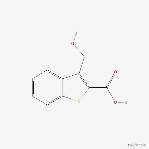 Molecular Structure of 39811-75-1 (3-(Hydroxymethyl)-1-benzothiophene-2-carboxylic acid)