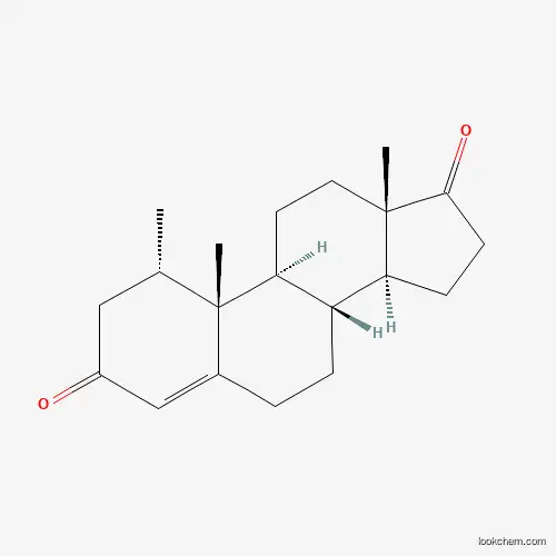 Molecular Structure of 4136-62-3 (4-Androstene-3,17-dione, 1alpha-methyl-)