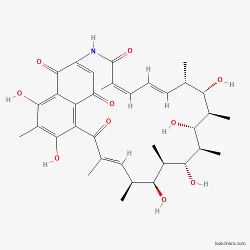 Molecular Structure of 442871-33-2 (34a-Deoxy-rifamycin W)
