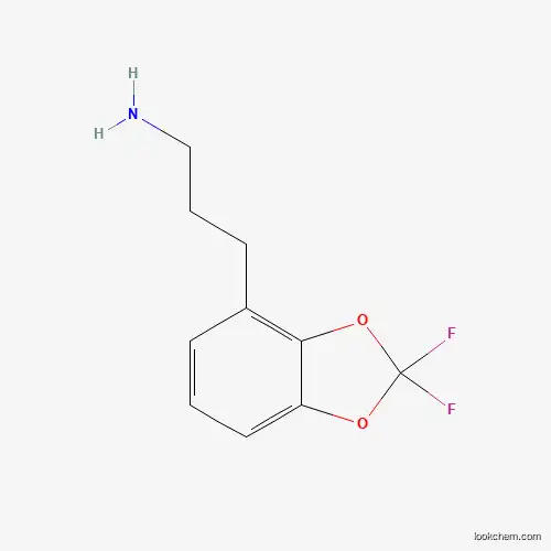 Molecular Structure of 531508-48-2 (2,2-Difluoro-1,3-benzodioxole-4-propanamine)
