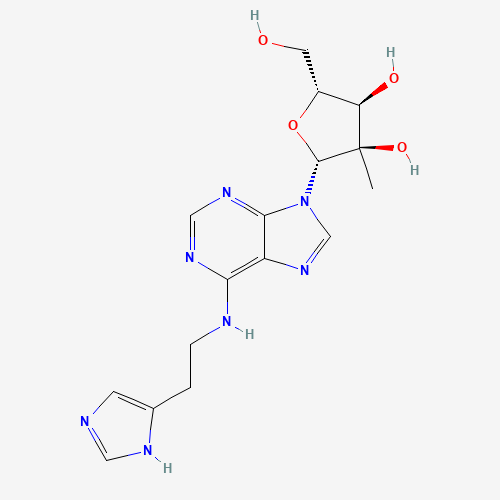 N-[2-(1H-imidazol-4-yl)ethyl]-2'-C-methyl-Adenosine