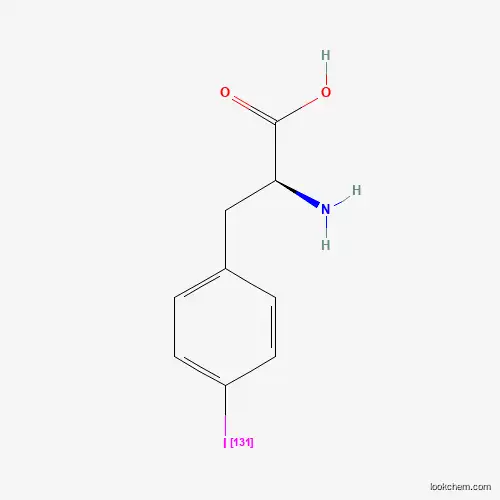 Molecular Structure of 76641-05-9 (4-(131I)Iodo-L-phenylalanine)