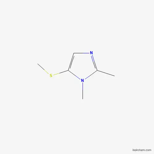 Molecular Structure of 86051-77-6 (1,2-Dimethyl-5-methylsulfanyl-1h-imidazole)