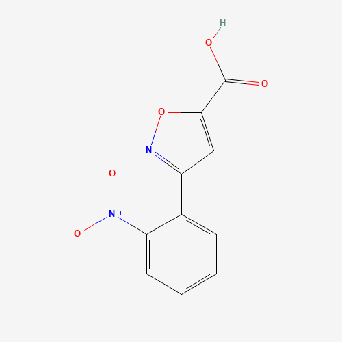 Molecular Structure of 899820-06-5 (3-(2-Nitrophenyl)-5-isoxazolecarboxylic acid)