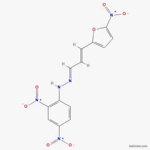 Molecular Structure of 96461-55-1 ((2E)-1-(2,4-Dinitrophenyl)-2-[(2E)-3-(5-nitrofuran-2-yl)prop-2-en-1-ylidene]hydrazine)