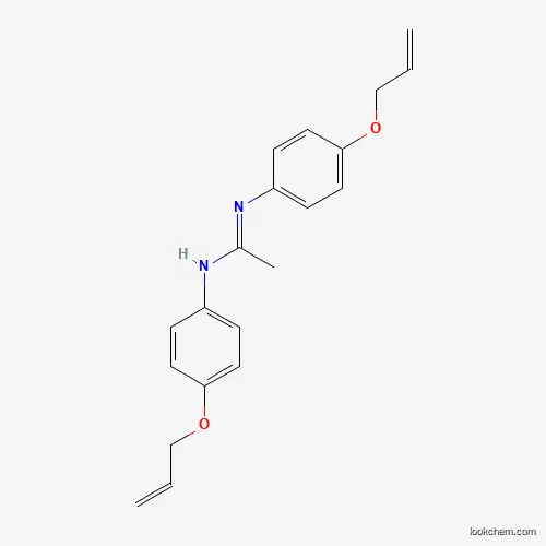 Molecular Structure of 96972-93-9 (N,N'-Bis(p-(allyloxy)phenyl)acetamidine)