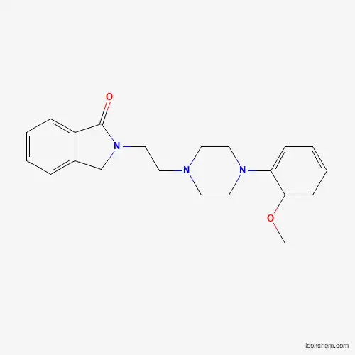 Molecular Structure of 99718-69-1 (2-[2-[4-(2-Methoxyphenyl)piperazin-1-yl]ethyl]isoindolin-1-one)