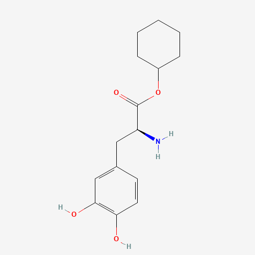 Molecular Structure of 99877-05-1 (DOPA cyclohexyl ester)