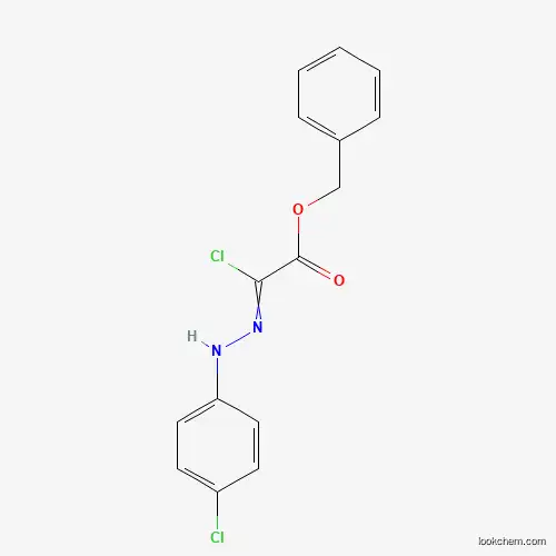 Molecular Structure of 1000576-57-7 (Phenylmethyl 2-chloro-2-[2-(4-chlorophenyl)hydrazinylidene]acetate)