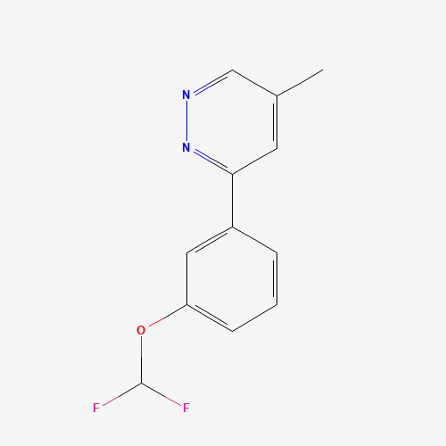 Molecular Structure of 106999-73-9 (3-[3-(Difluoromethoxy)phenyl]-5-methylpyridazine)