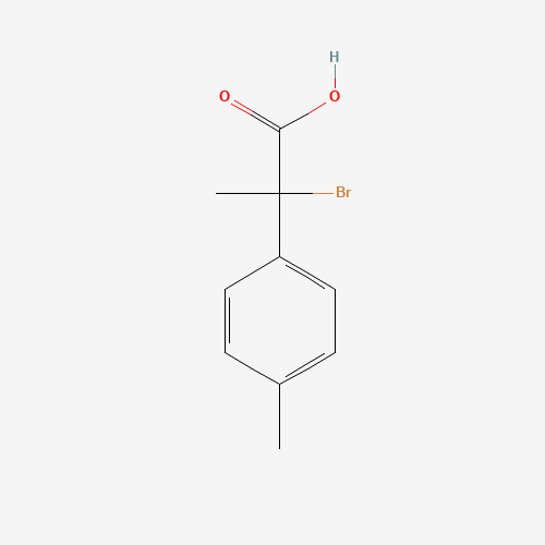 Molecular Structure of 1072444-14-4 (alpha-Bromo-alpha,4-dimethylbenzeneacetic acid)
