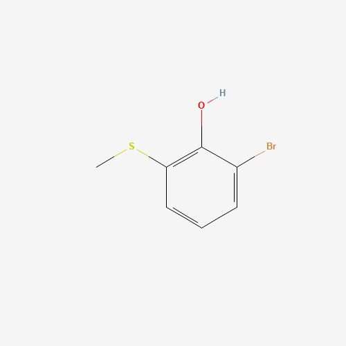 Molecular Structure of 107724-67-4 (2-Bromo-6-(methylthio)phenol)