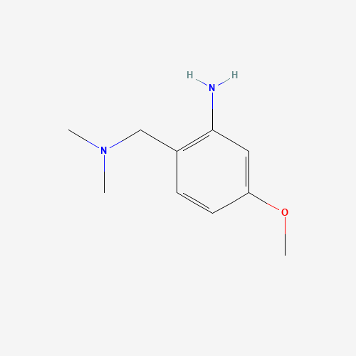 Molecular Structure of 1134327-84-6 (2-Dimethylaminomethyl-5-methoxy-phenylamine)