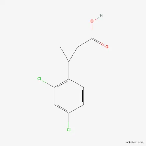 Molecular Structure of 1157554-61-4 (2-(2,4-Dichlorophenyl)cyclopropanecarboxylic acid)