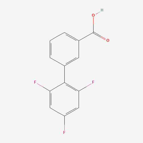Molecular Structure of 1183307-96-1 (3-(2,4,6-Trifluorophenyl)benzoic acid)