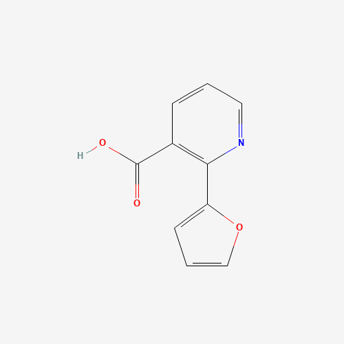 Molecular Structure of 1211533-05-9 (2-(Furan-2-yl)pyridine-3-carboxylic acid)