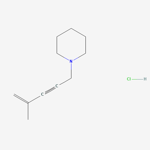 Molecular Structure of 1216563-61-9 (1-(4-Methylpent-4-EN-2-YN-1-YL)piperidine hydrochloride)