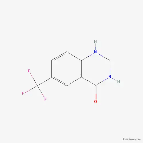 Molecular Structure of 1220040-27-6 (6-Trifluoromethyl-2,3-dihydro-1H-quinazolin-4-one)