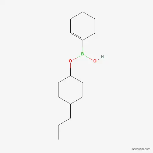 Molecular Structure of 1256346-32-3 (4-Propylcyclohexyl hydrogen cyclohex-1-en-1-ylboronate)