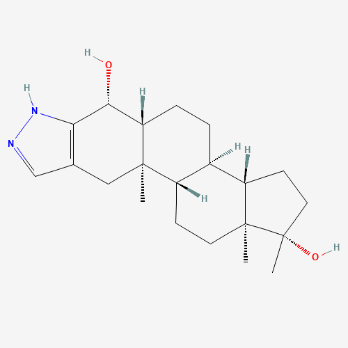 Molecular Structure of 1514924-89-0 (4b-OH-stanozolol)