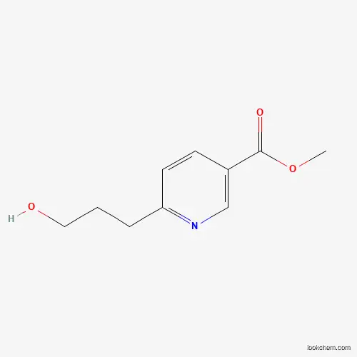 Molecular Structure of 1260795-23-0 (Methyl 6-(3-hydroxypropyl)pyridine-3-carboxylate)
