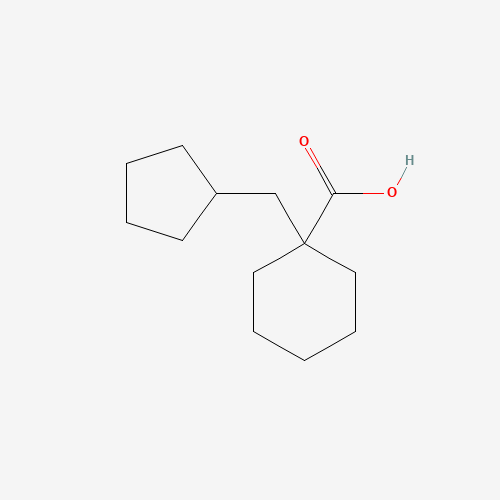 Molecular Structure of 1261269-77-5 (1-(Cyclopentylmethyl)cyclohexanecarboxylic acid)