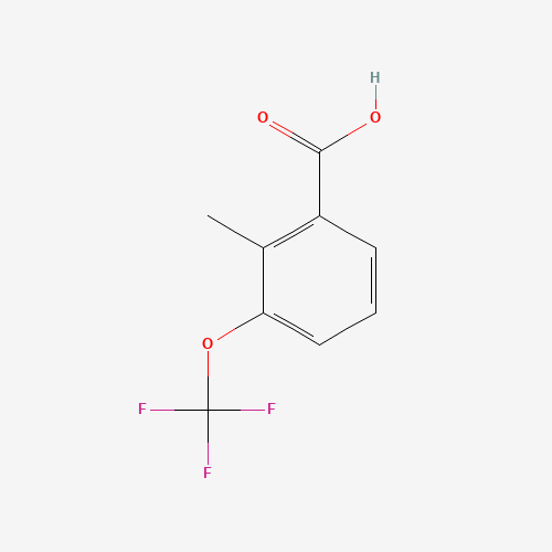 Molecular Structure of 1261764-39-9 (2-Methyl-3-(trifluoromethoxy)benzoic acid)