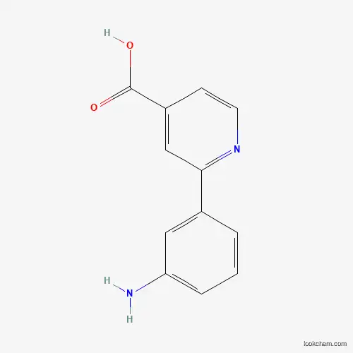 Molecular Structure of 1261905-13-8 (2-(3-Aminophenyl)pyridine-4-carboxylic acid)