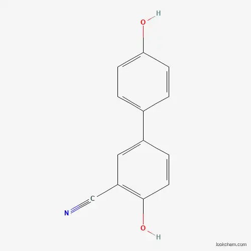 Molecular Structure of 1261973-27-6 (2-Cyano-4-(4-hydroxyphenyl)phenol)