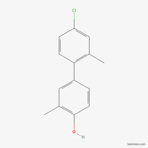 Molecular Structure of 1261976-80-0 (4-(4-Chloro-2-methylphenyl)-2-methylphenol)