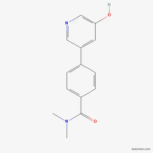Molecular Structure of 1261997-55-0 (5-[4-(N,N-Dimethylaminocarbonyl)phenyl]-3-hydroxypyridine)