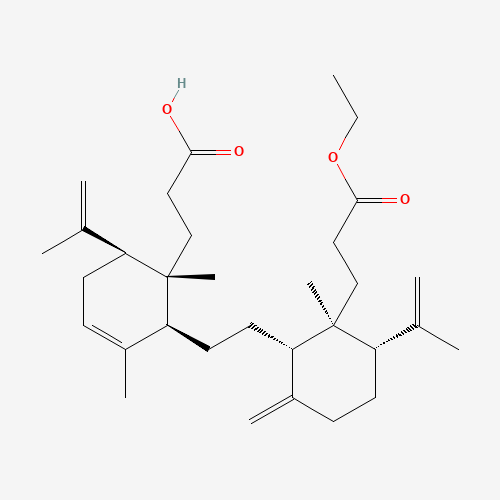 Molecular Structure of 1282609-42-0 (Lansic Acid 3-Ethyl Ester)