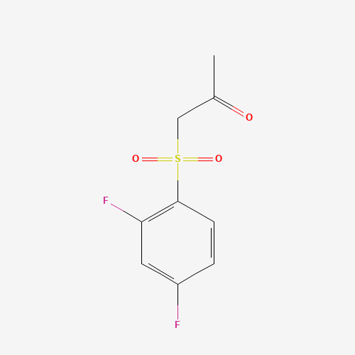 Molecular Structure of 1325305-49-4 (1-[(2,4-Difluorophenyl)sulfonyl]propan-2-one)