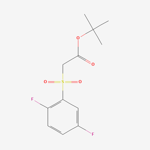 Molecular Structure of 1325305-70-1 (Tert-butyl [(2,5-difluorophenyl)sulfonyl]acetate)